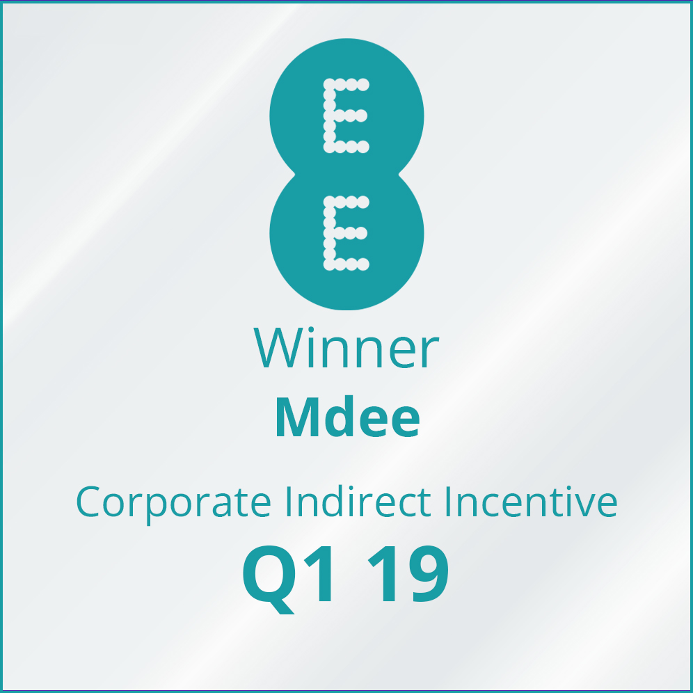 EE Corporate Indirect Incentive Winner Q1 2019